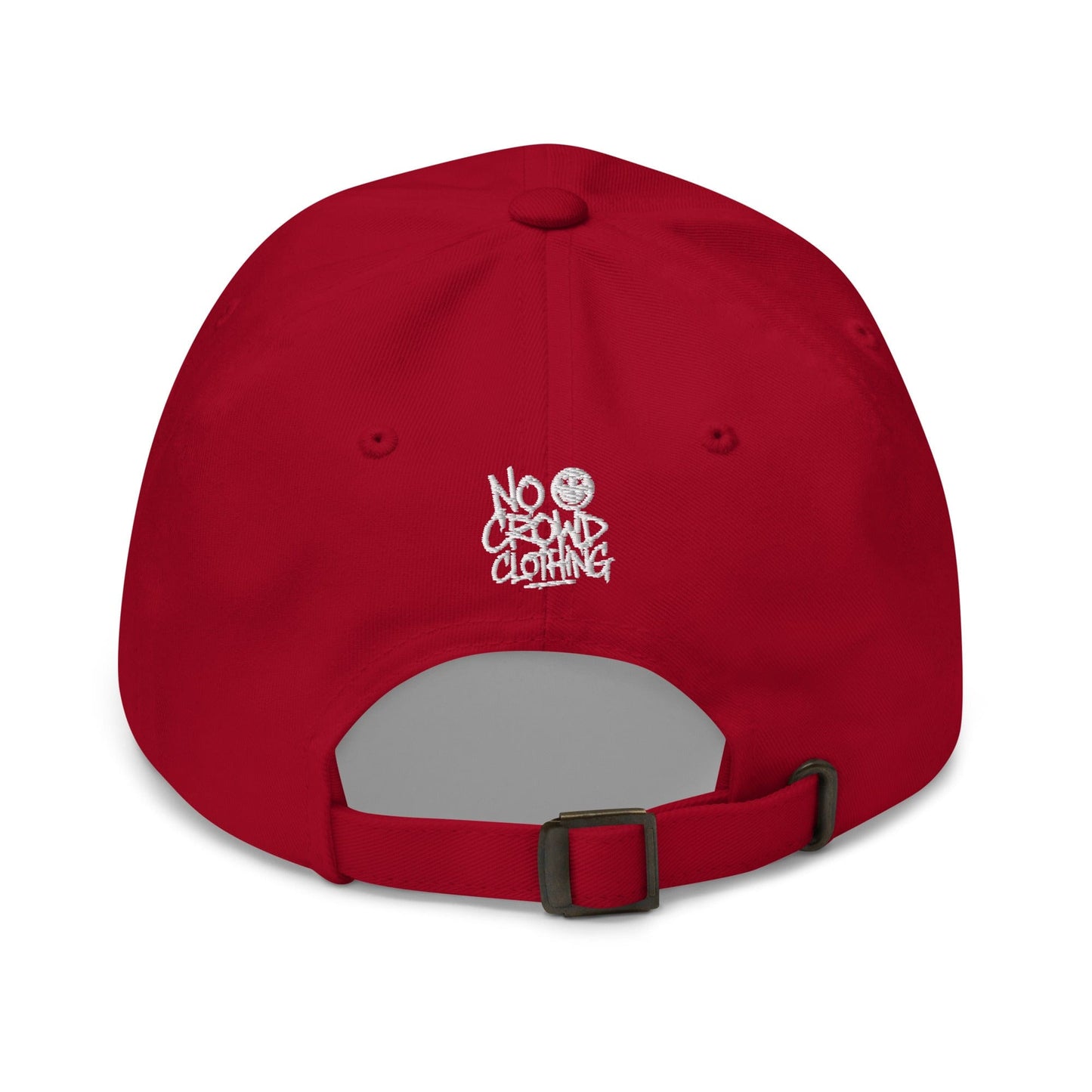 Self Aware Hat by No Crowd Clothing with sleek, minimal design...red back