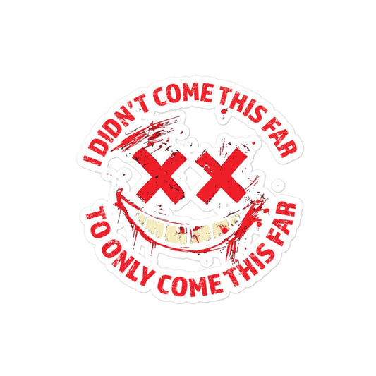 This Far Sticker 4x4