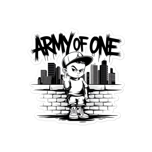 Army of One sticker 4x4