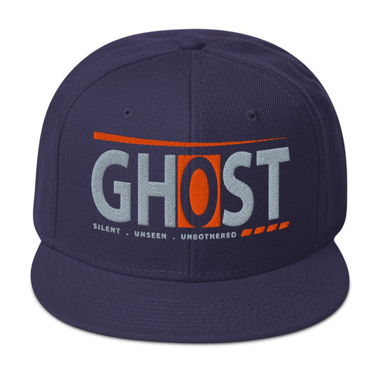 Ghost Hat designed for people who prefer quiet and solitude...blue front