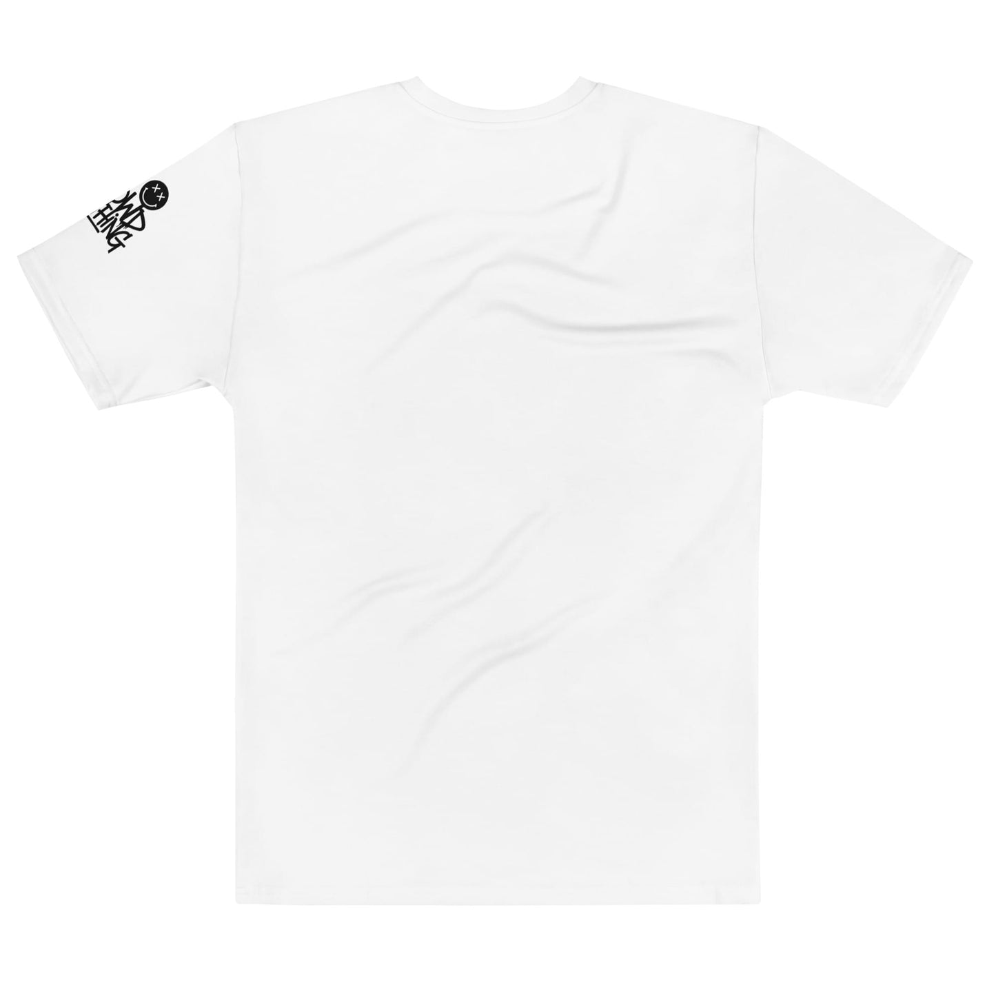Built for Isolation black and white scarecrow graphic tee by No Crowd Clothing for introverts, loners, and social anxiety streetwear fans....back