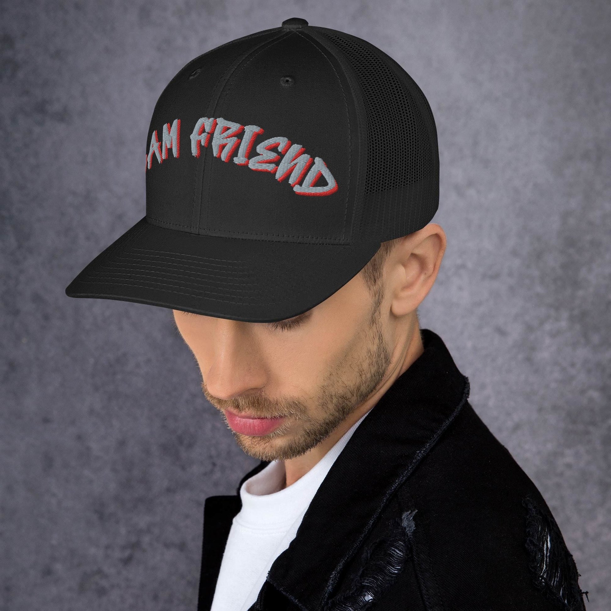 The '3AM Friend' hat by No Crowd Clothing symbolizes support for those facing anxiety, reminding wearers they’re never alone. Minimalist unisex design in durable material, perfect for comfort and style, with a message of resilience and connection...right