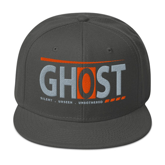 Ghost Hat designed for people who prefer quiet and solitude...gray front