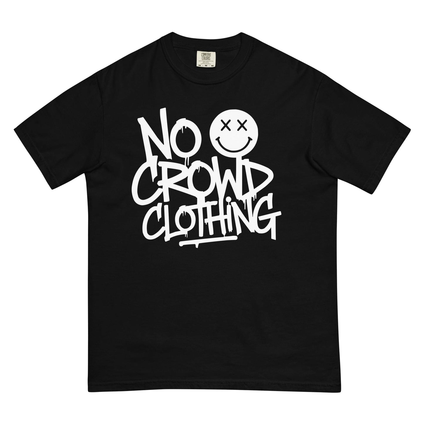 No Crowd Clothing creates a sanctuary in fashion with designs that blend humor and comfort. Perfect for easing social anxiety, our apparel promotes self-care and confidence, turning awkward moments into lighthearted ones...black