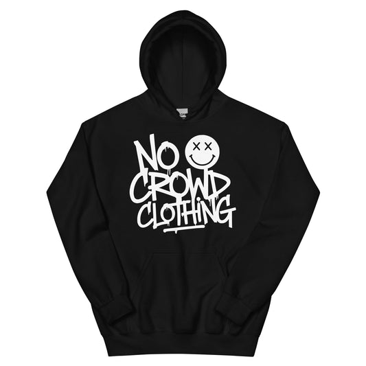 No Crowd Clothing combines style, humor, and comfort to create a sanctuary for those with social anxiety. Our designs promote self-care and confidence by turning anxious moments into lighthearted expressions..black