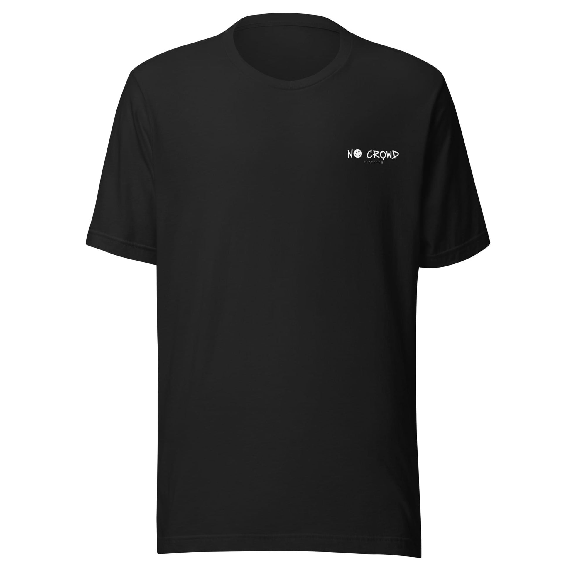 Close-up of the Quiet Mode design printed on an introvert T-shirt